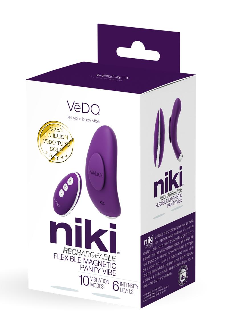 Vedo Niki Rechargeable Silicone Panty Vibe