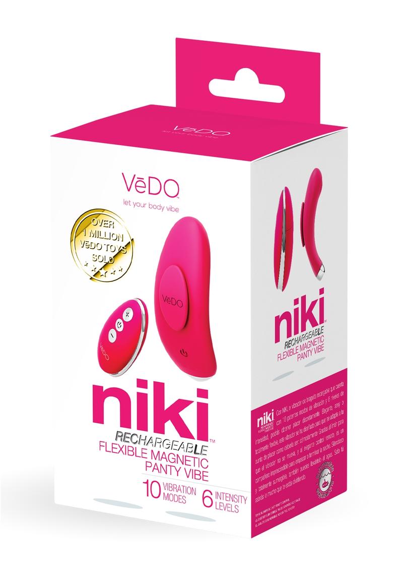 Vedo Niki Rechargeable Silicone Panty Vibe - Foxy