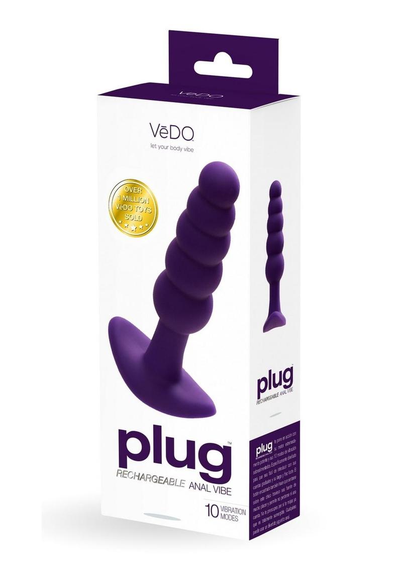 Vedo Plug Rechargeable Silicone Anal Plug - Perfectly