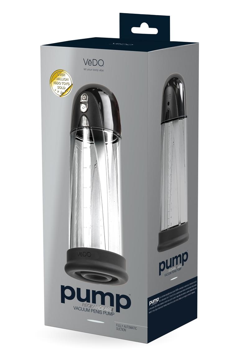 Vedo Pump Rechargeable Silicone Vacuum Penis Pump - Just