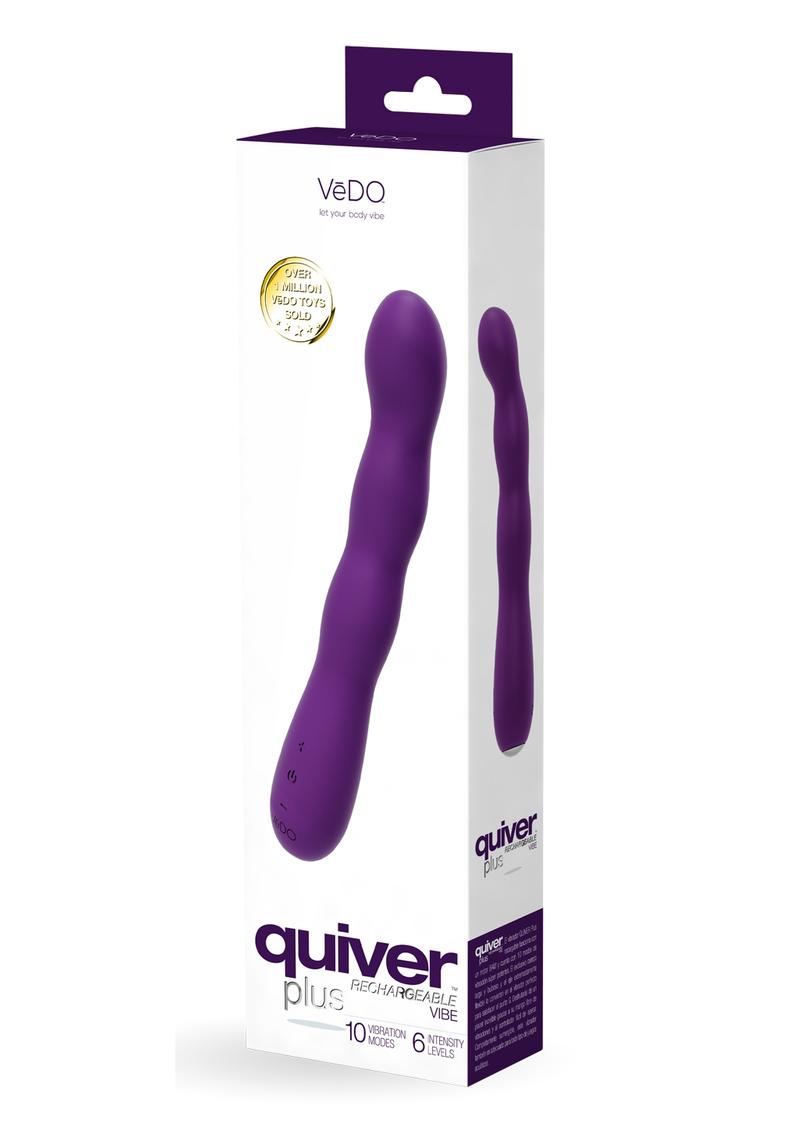 Vedo Quiver Plus Rechargeable Silicone Vibrator