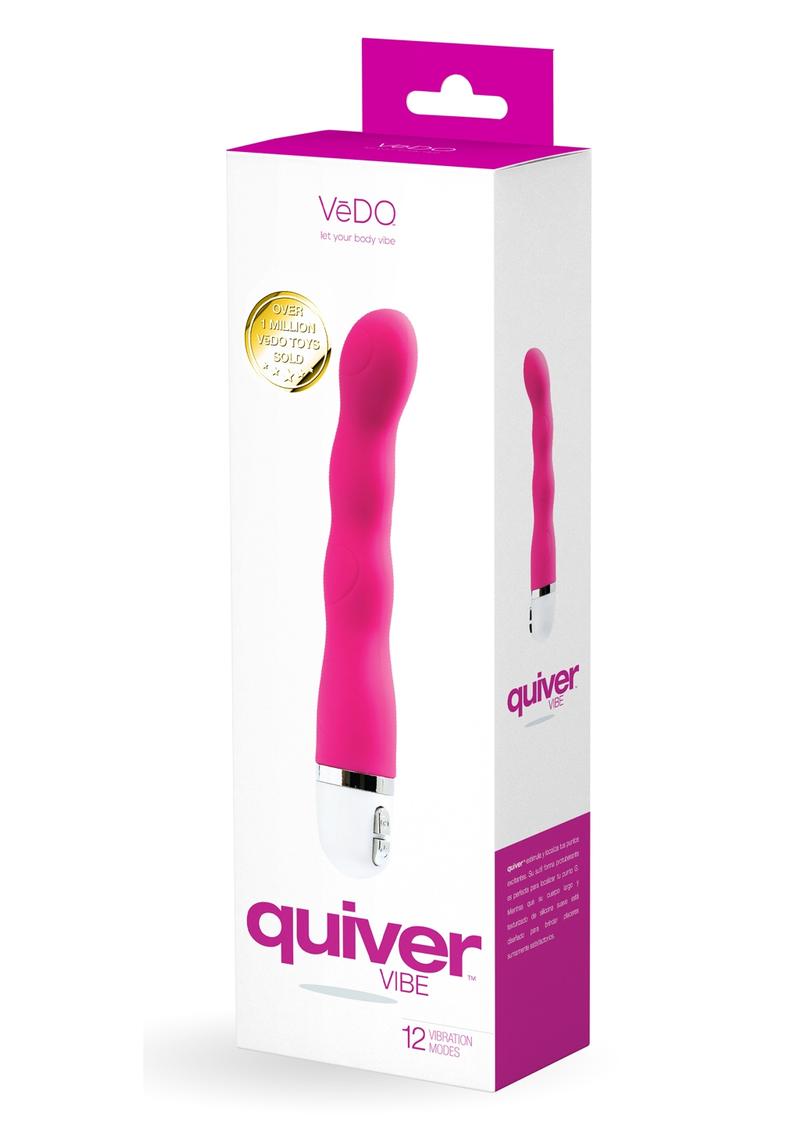 Vedo Quiver Silicone Vibrator - Hot In Bed