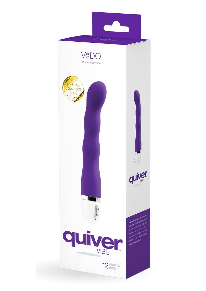 Vedo Quiver Silicone Vibrator - Into You
