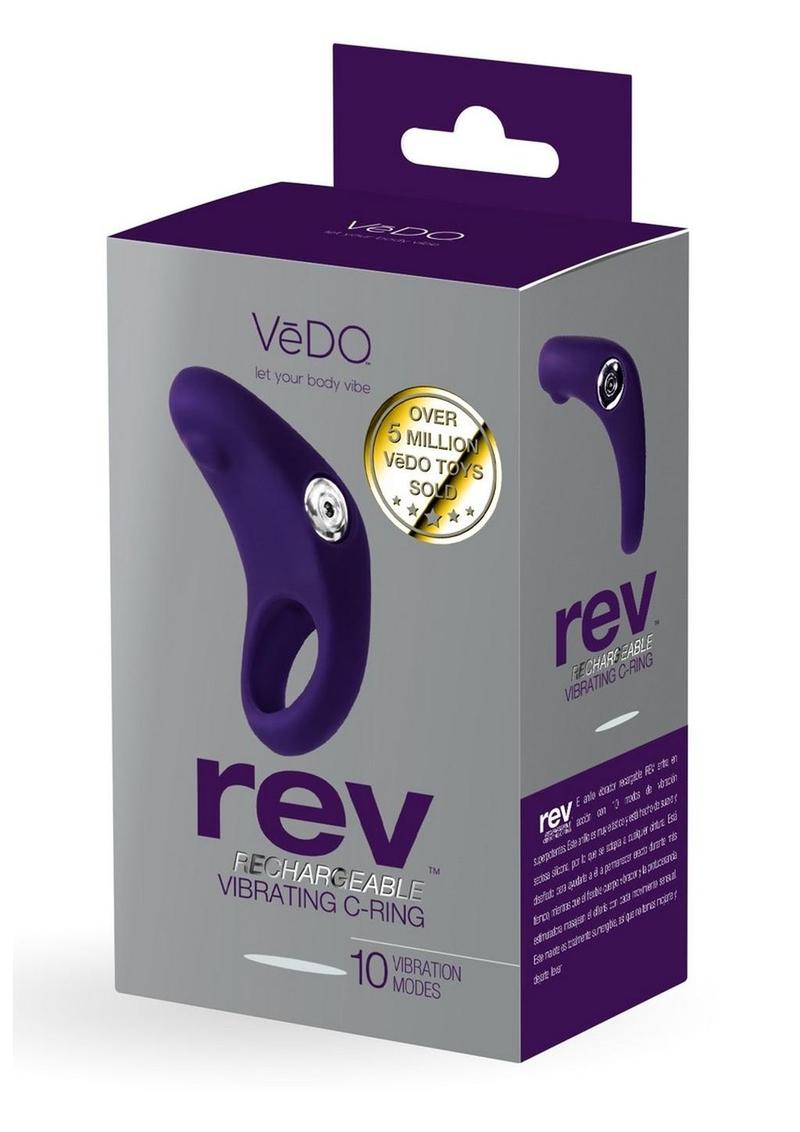 Vedo Rev Silicone Rechargeable Vibrating Cock Ring