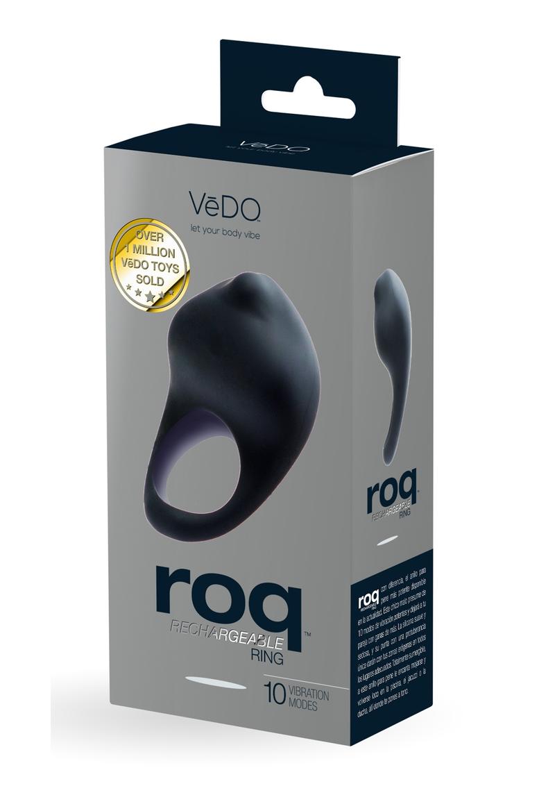 Vedo Roq Rechargeable Vibrating Silicone Cock Ring - Just