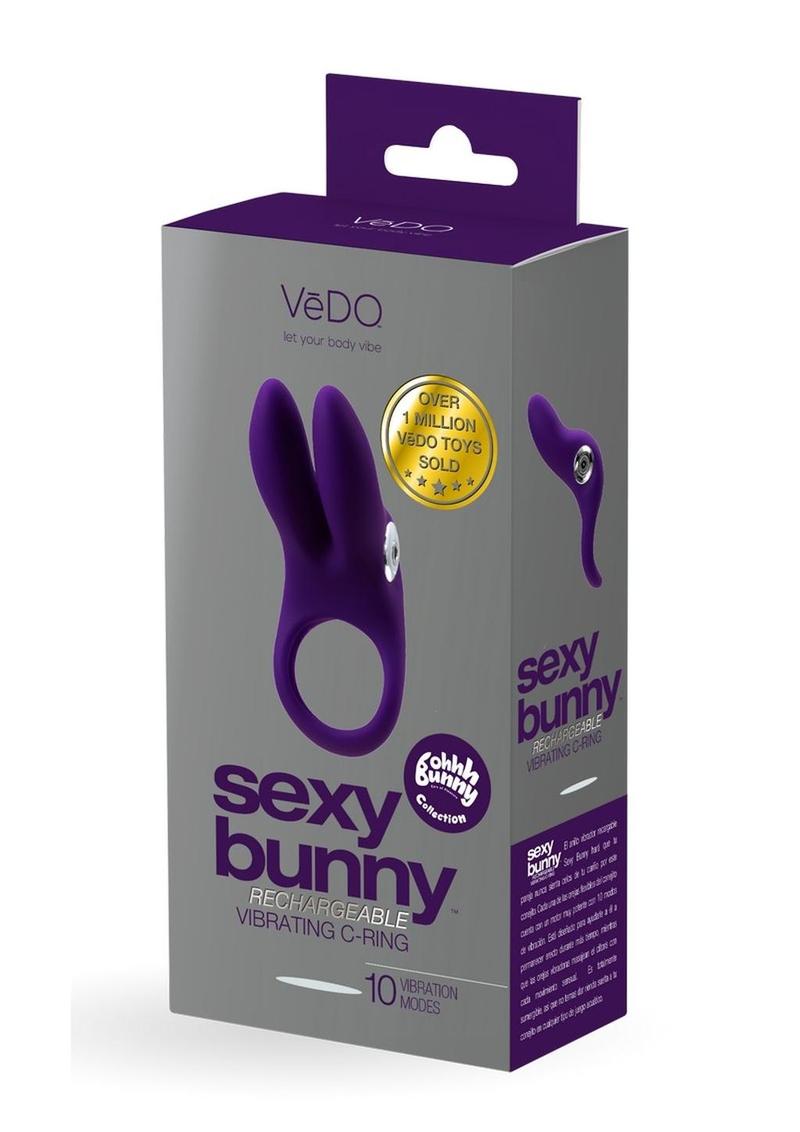 Vedo Sexy Bunny Rechargeable Silicone Couples Cock Ring