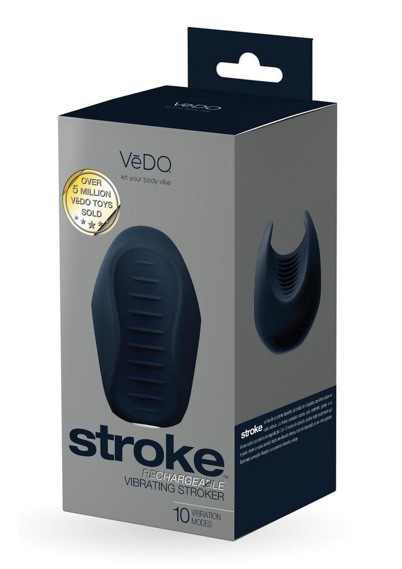 Vedo Stroke Silicone Rechargeable Vibrating Stroker