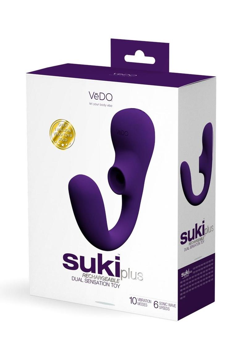 Vedo Suki Plus Rechargeable Silicone Dual Vibrator