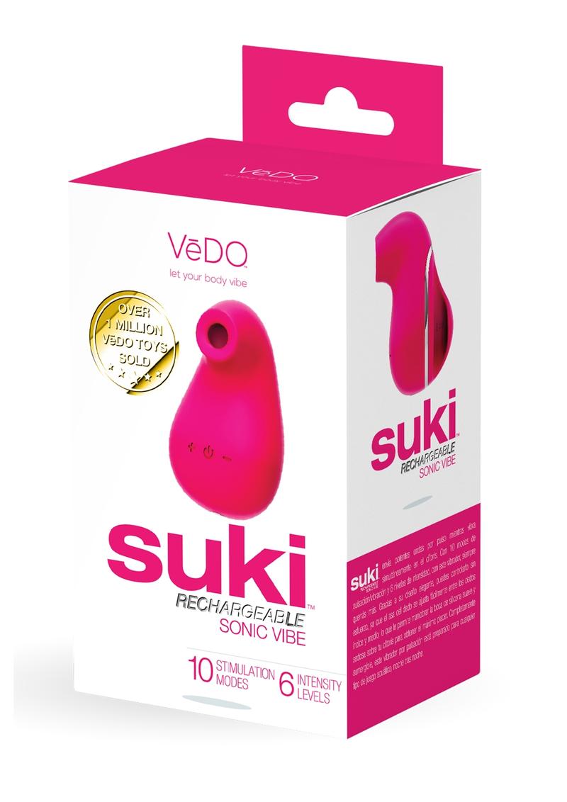 Vedo Suki Rechargeable Silicone Sonic Vibrator - Foxy