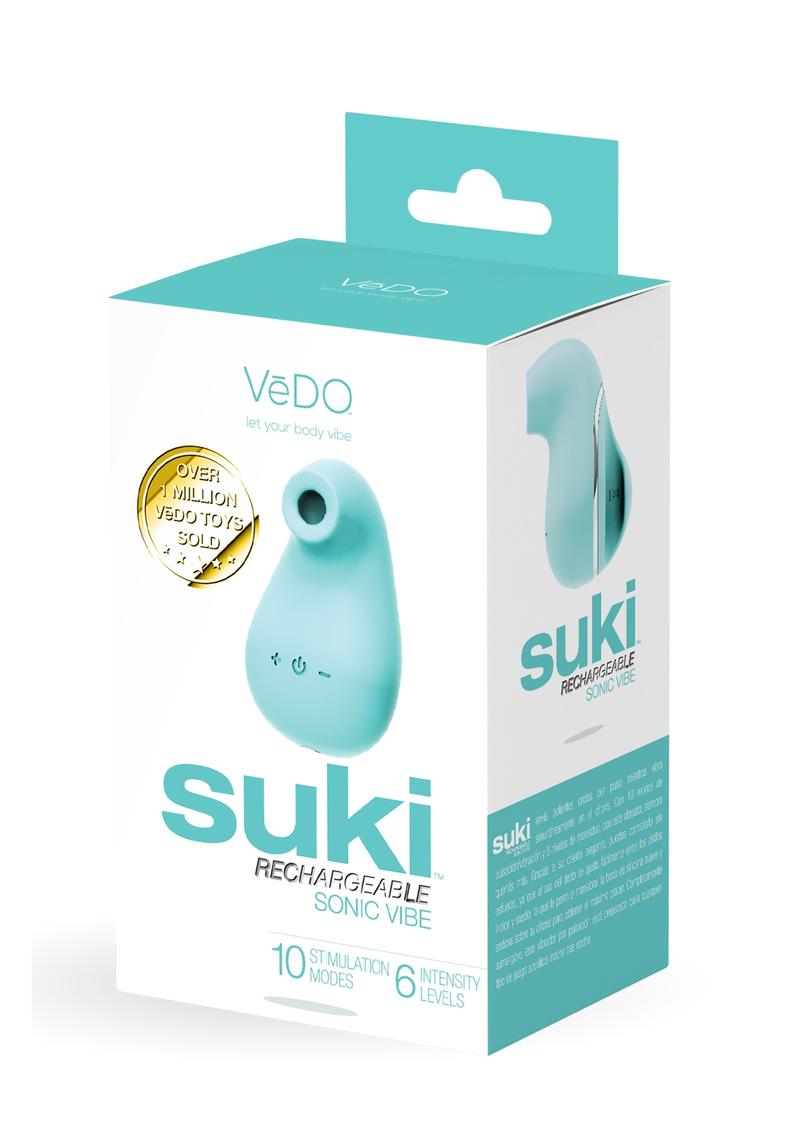 Vedo Suki Rechargeable Silicone Sonic Vibrator - Tease Me