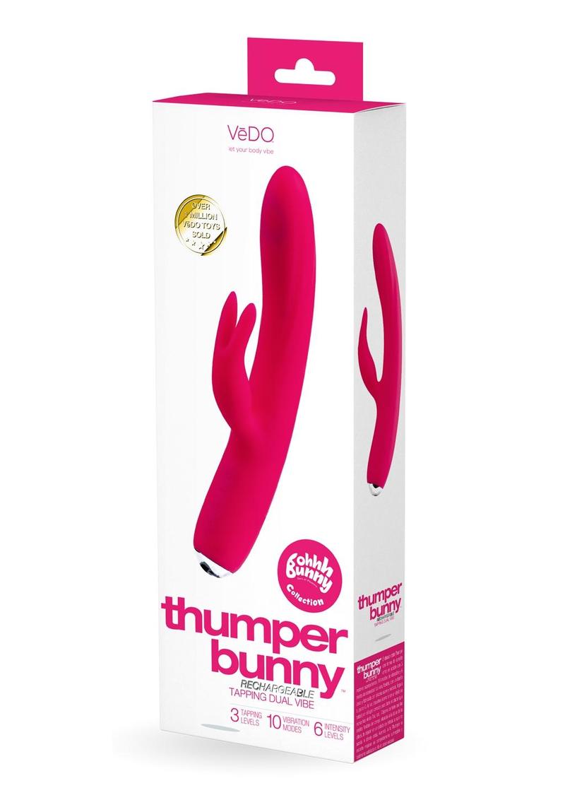 Vedo Thumper Bunny Silicone Rabbit Vibrator - Pretty