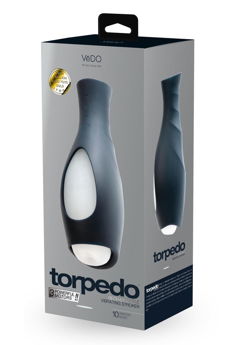 Vedo Torpedo Rechargeable Vibrating Stroker - Just