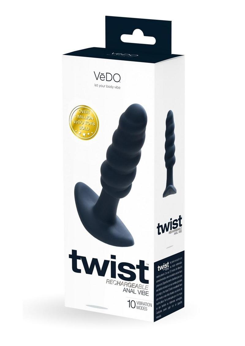 Vedo Twist Rechargeable Silicone Anal Plug