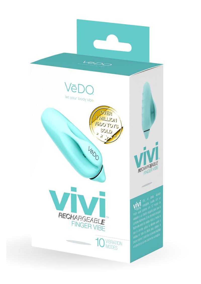 Vedo Vivi Rechargeable Silicone Finger Vibrator - Tease Me