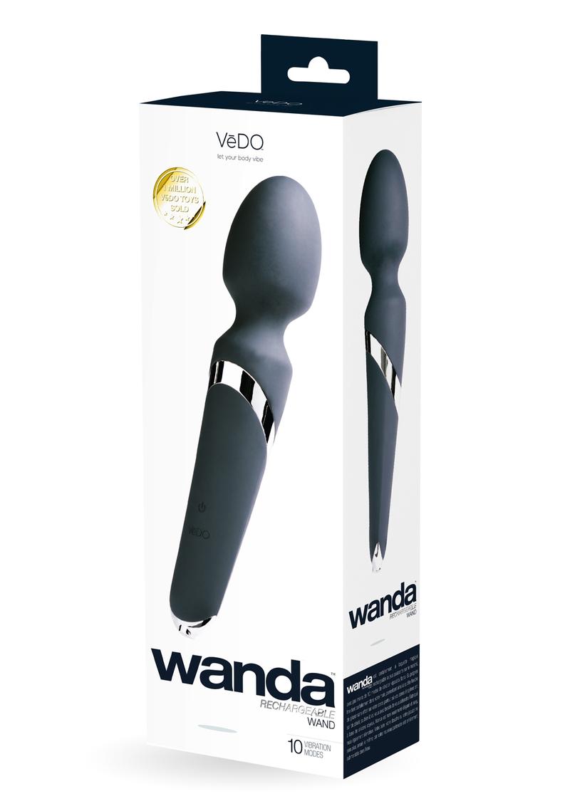 Vedo Wanda Rechargeable Silicone Wand Massager - Just