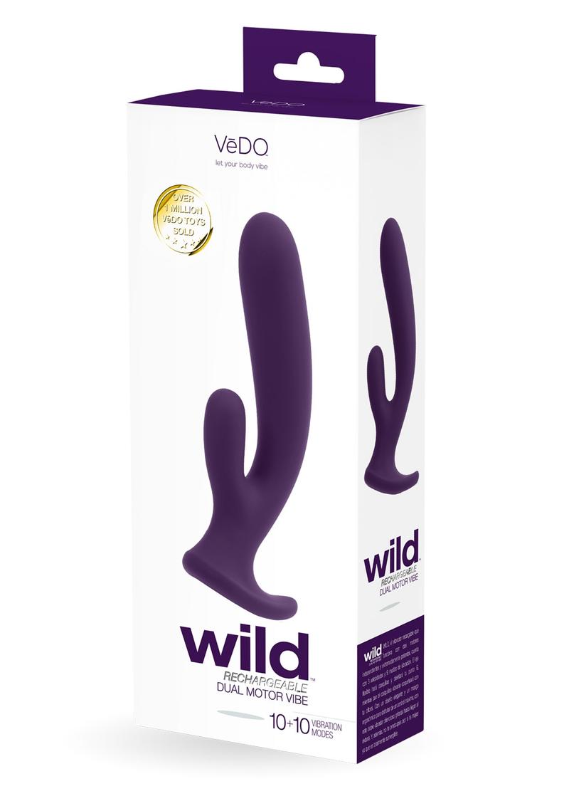 Vedo Wild Rechargeable Silicone Rabbit Vibrator