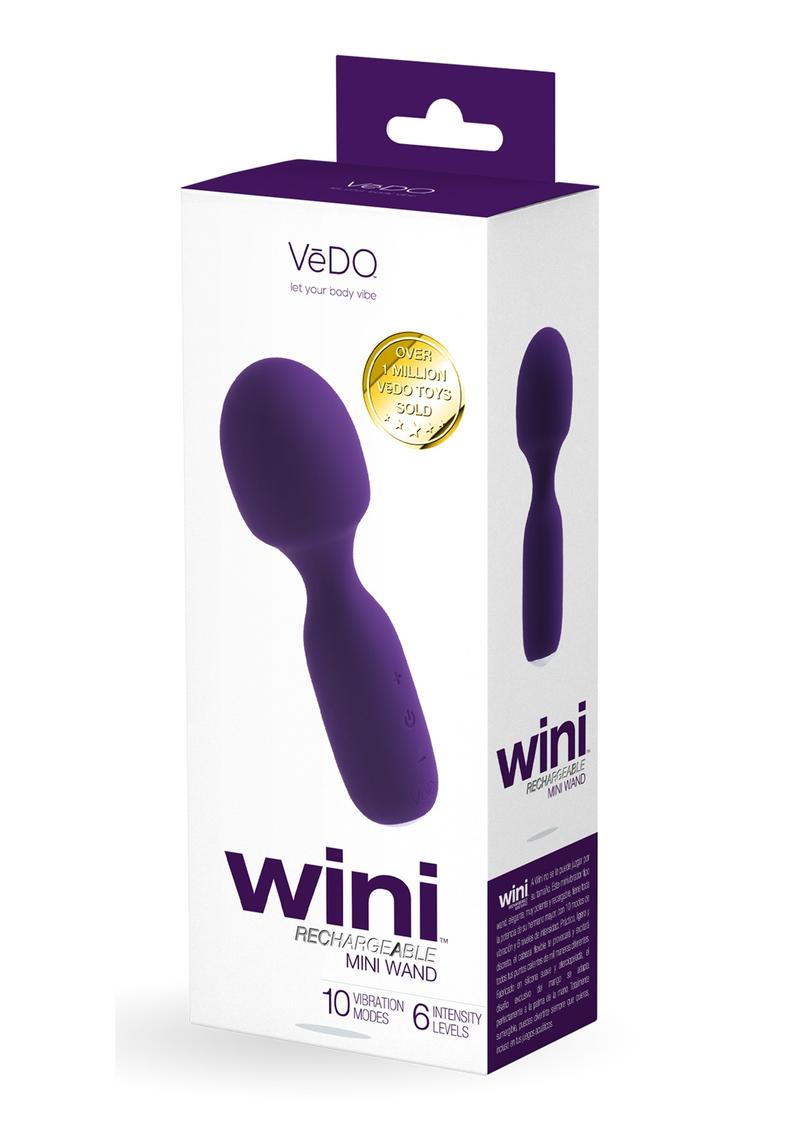 Vedo Wini Silicone Rechargeable Mini Wand Massager