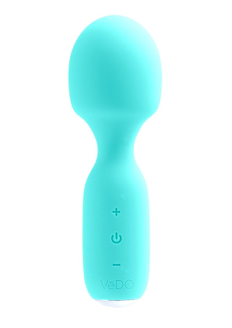 Vedo Wini Silicone Rechargeable Mini Wand Massager - Tease Me