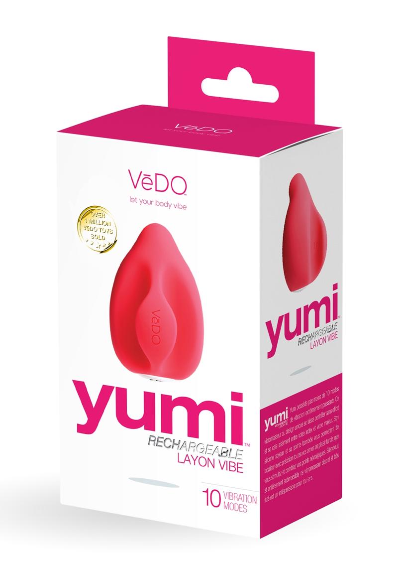 Vedo Yumi Rechargeable Silicone Layon Finger Vibrator - Foxy