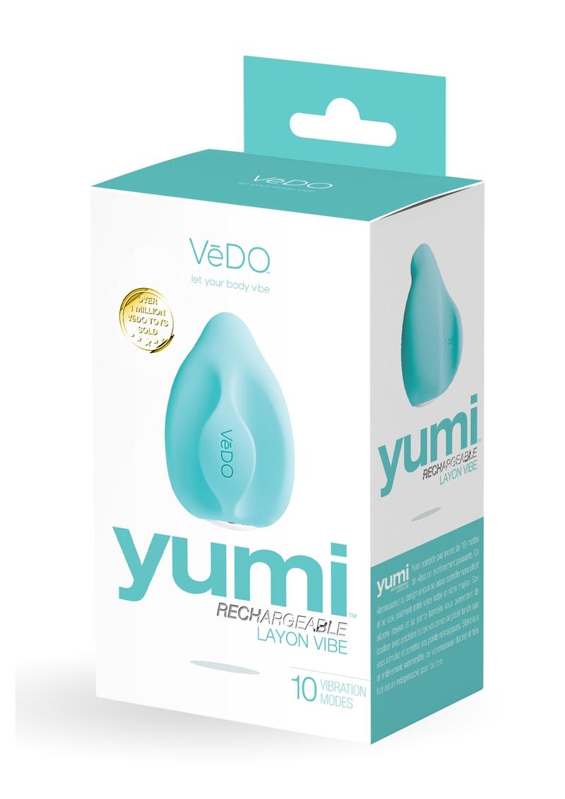Vedo Yumi Rechargeable Silicone Layon Finger Vibrator - Tease Me