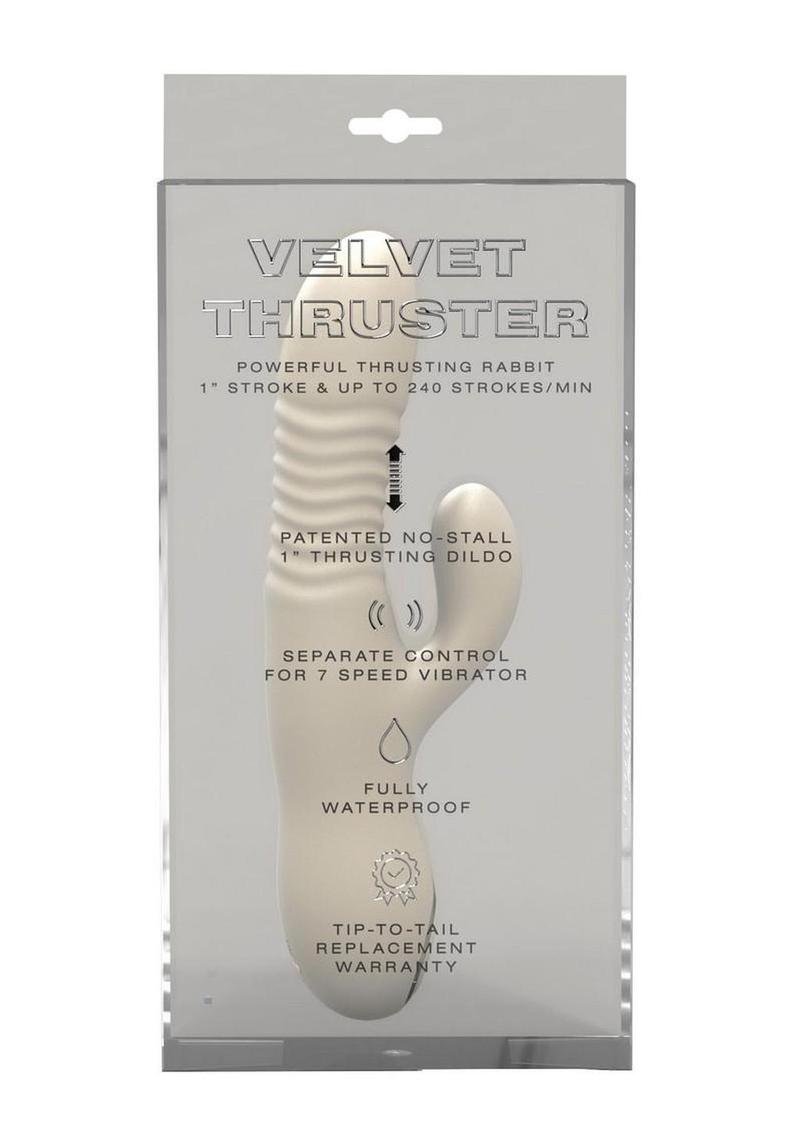 Velvet Gogo All-In-1 Thruster Rechargeable Silicone Dildo