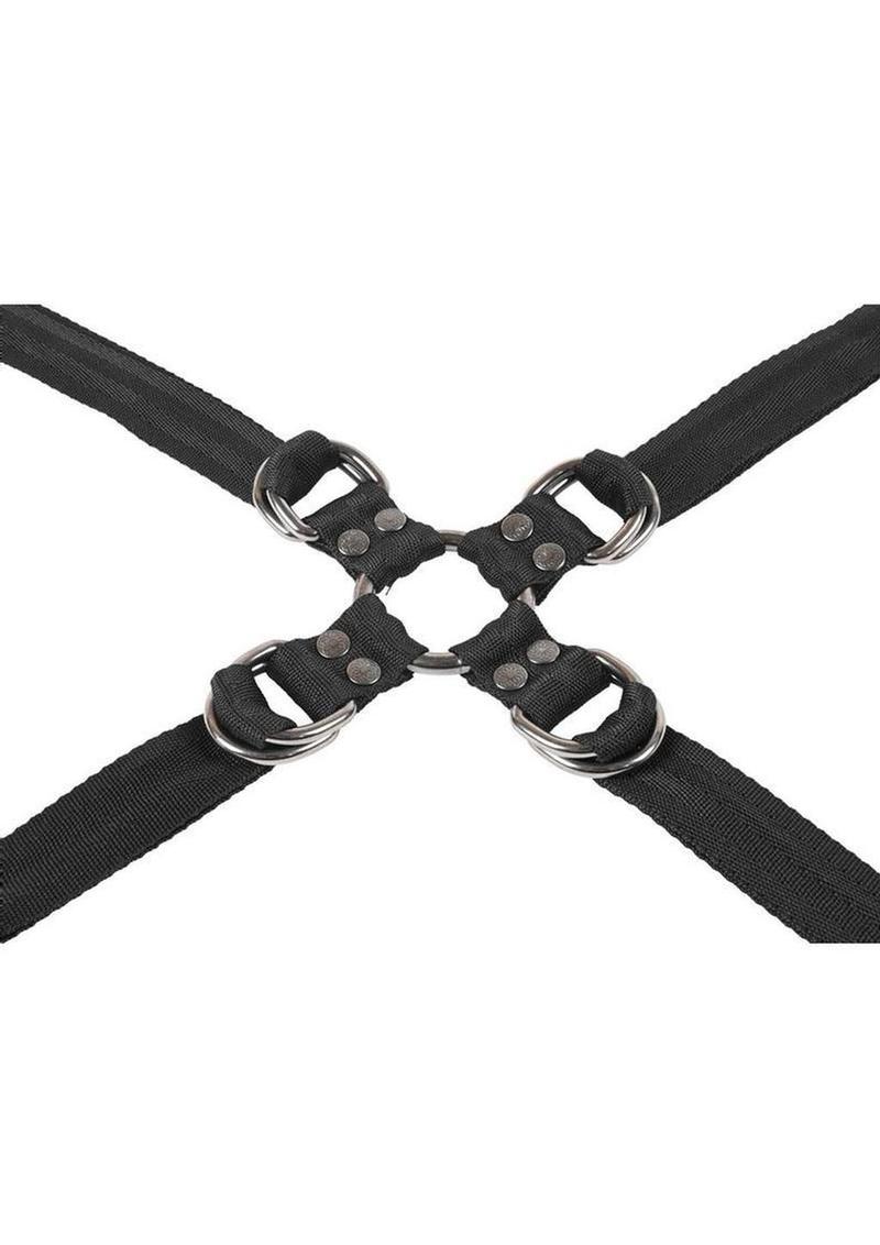 Velvet Noir Adjustable Hog Tie and Cuff