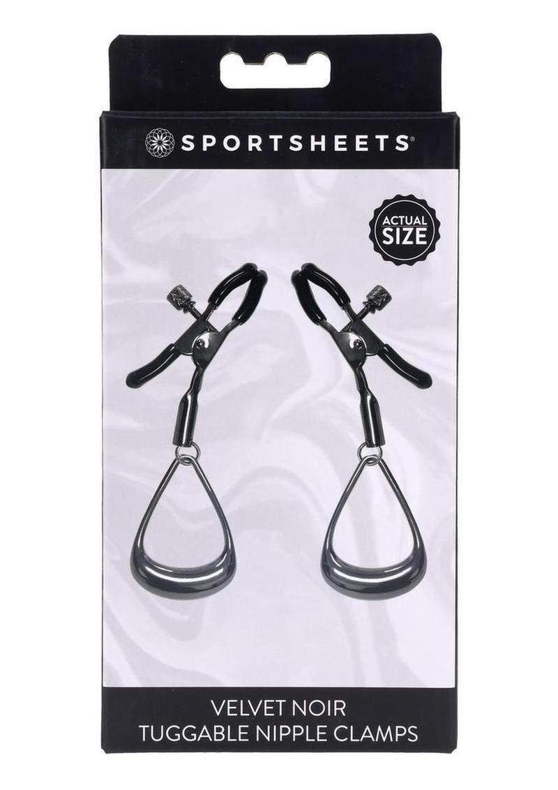 Velvet Noir Tuggable Nipple Clamps