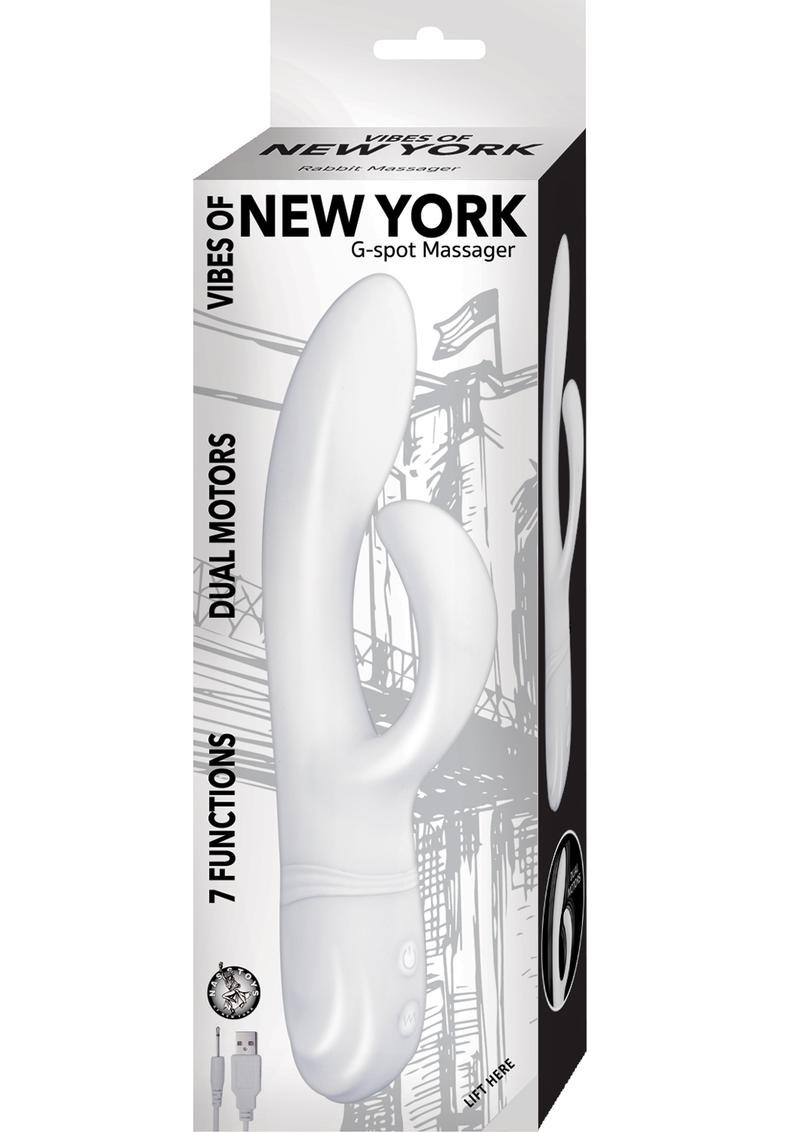 Vibes Of New York G-Spot Massage Rechargeable Silicone Vibrator