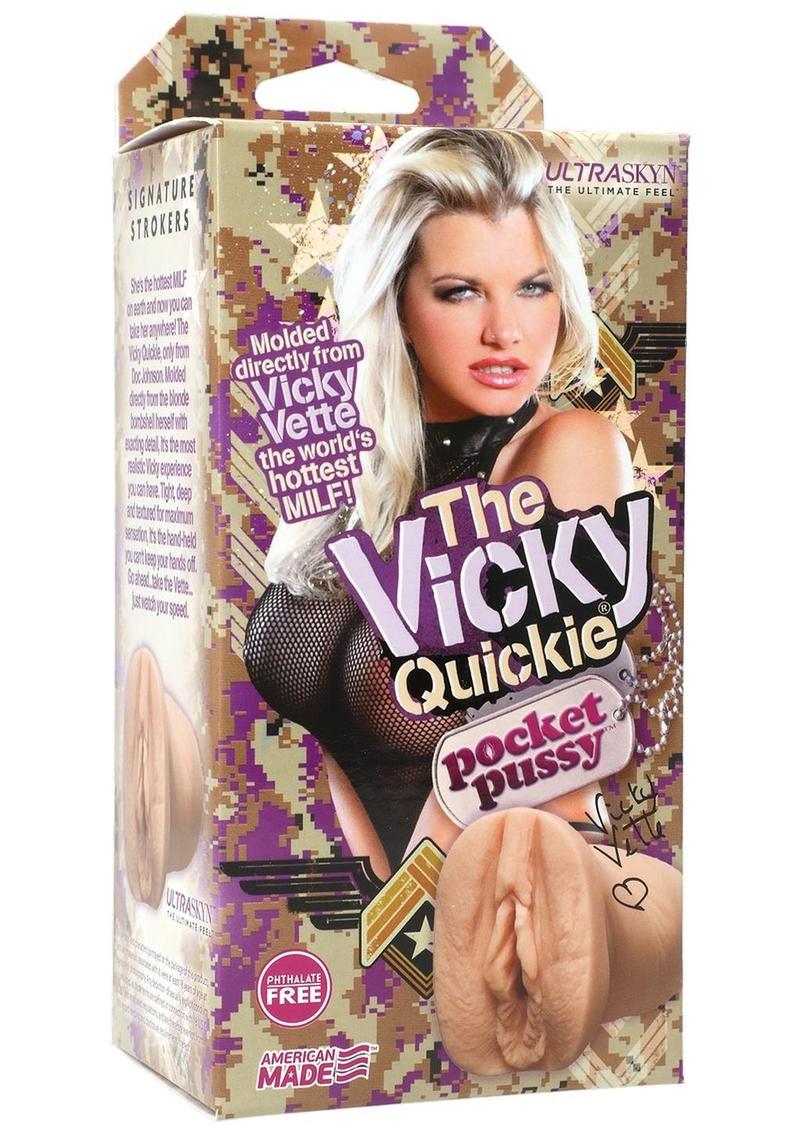Vicky Vette The Vicky Quickie Ultraskyn Pocket Masturbator - Pussy