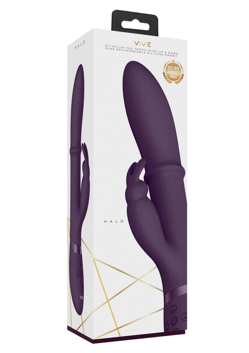 Vive Halo Rechargeable Silicone Ring Rabbit Vibrator