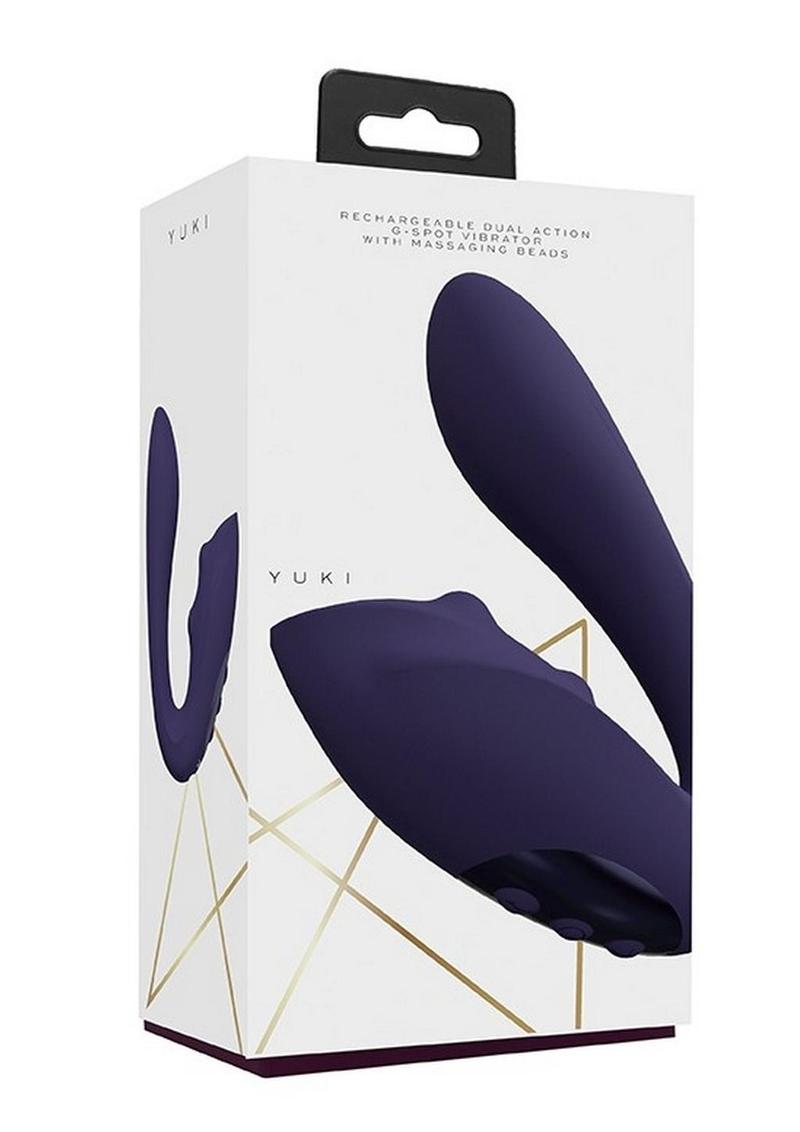 Vive Yuki Rechargeable Dual Motor G-Spot Vibrator with Massaging Beads