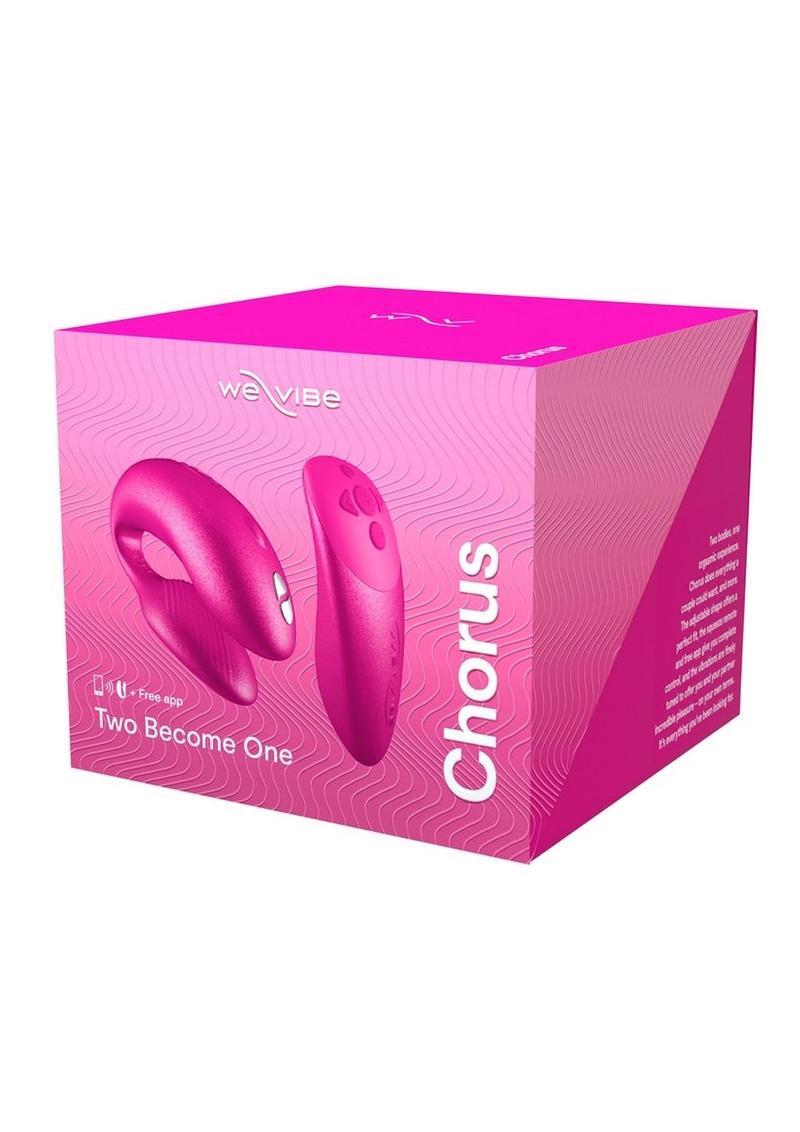 We-Vibe Chorus Rechargeable Couples Vibrator with Squeeze Remote Control - Cosmic