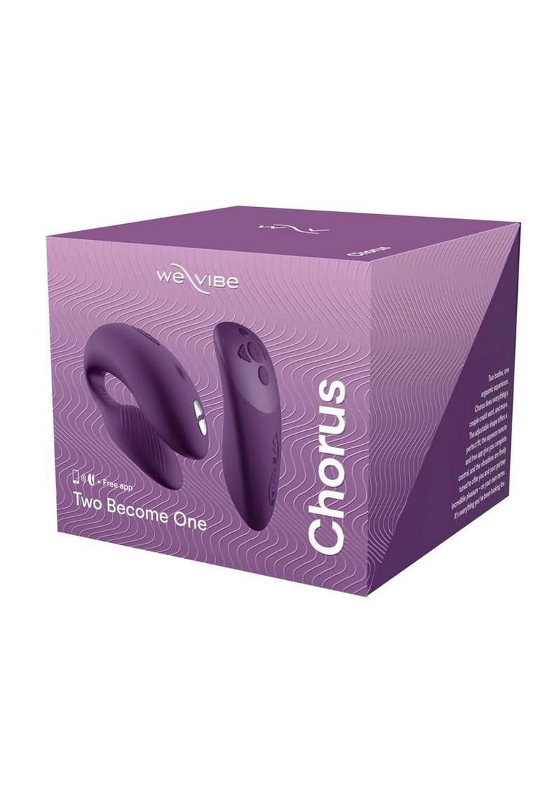 We-Vibe Chorus Rechargeable Couples Vibrator with Squeeze Remote Control