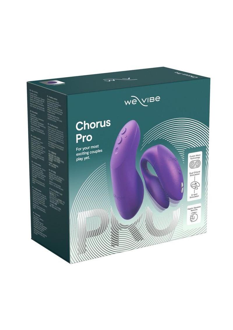 We-Vibe Chorus Rechargeable Silicone Couples Vibrator with Remote Control - Cosmic