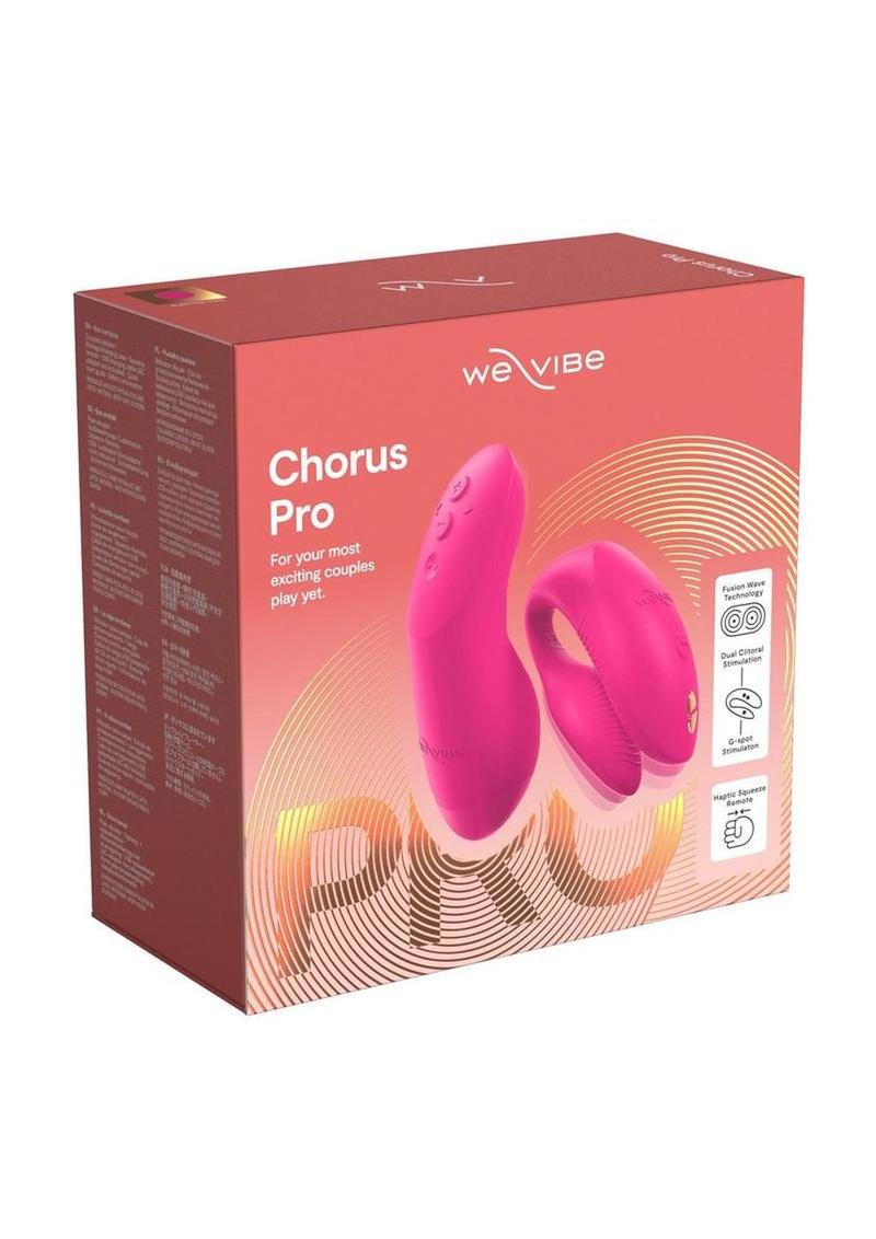 We-Vibe Chorus Rechargeable Silicone Couples Vibrator with Remote Control - Electric