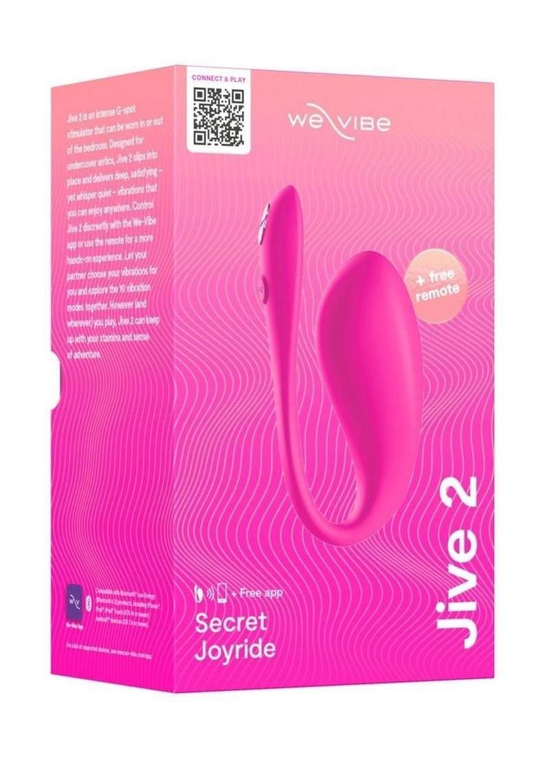 We-Vibe Jive 2 Silicone Rechargeable Remote Controlled Wearable G-Spot Vibrator - Electric