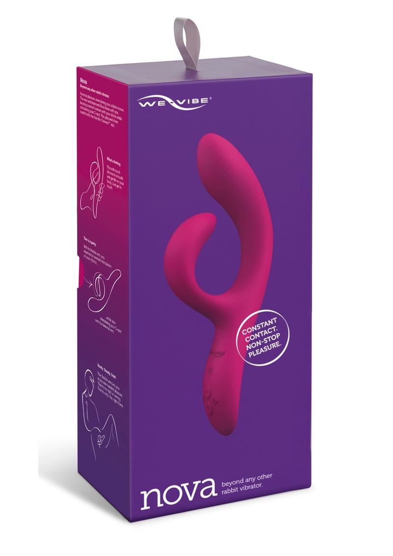 We-Vibe Nova 2 Rechargeable Silicone Rabbit Vibrator