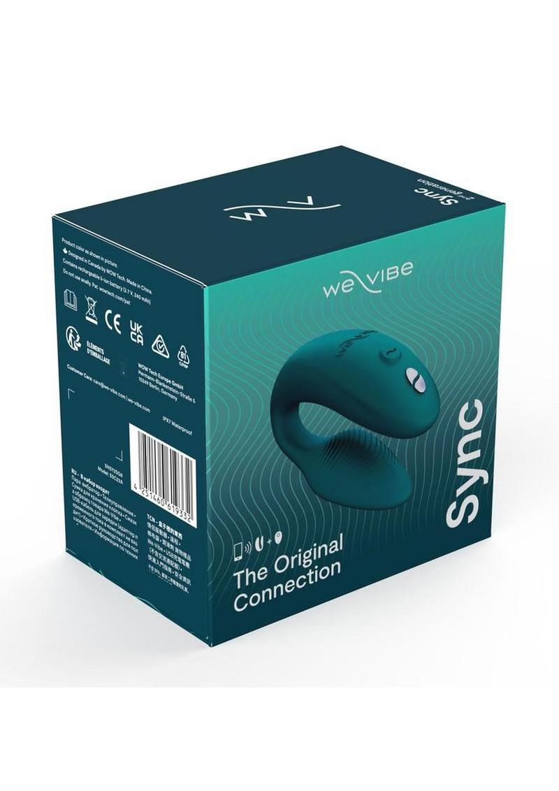 We-Vibe Sync 2 Rechargeable Silicone Couples Vibrator with Remote Control - Velvet