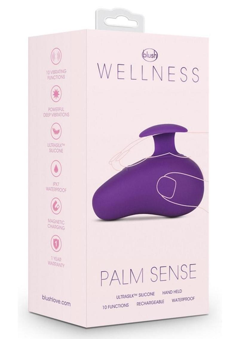 Wellness Palm Sense Rechargeable Silicone Massager