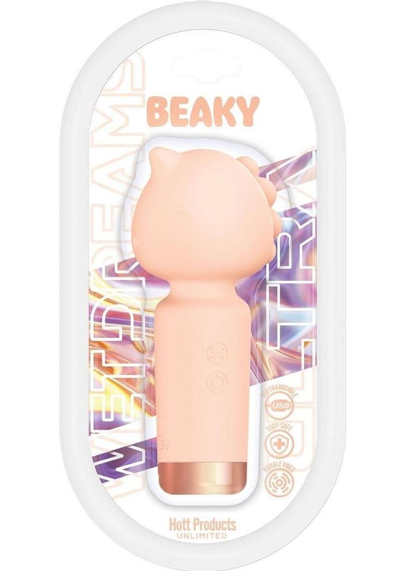 Wet Dreams Beaky Rechargeable Silicone Multi-Speed Horned Mini Vibrator