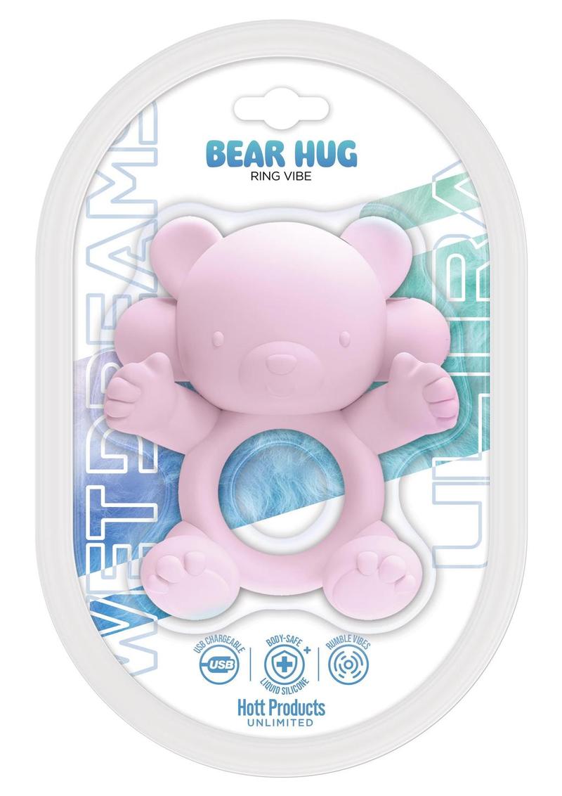 Wet Dreams Bear Hug Rechargeable Silicone Cock Ring