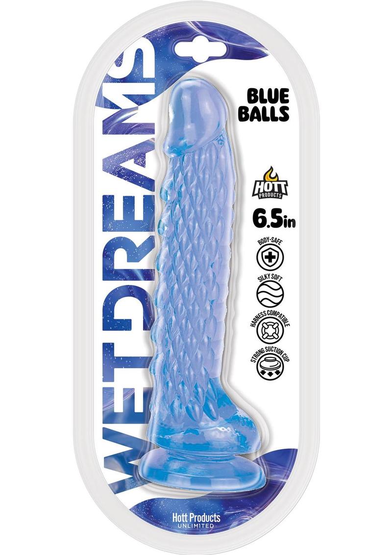 Wet Dreams Blue Balls Silicone Dildo