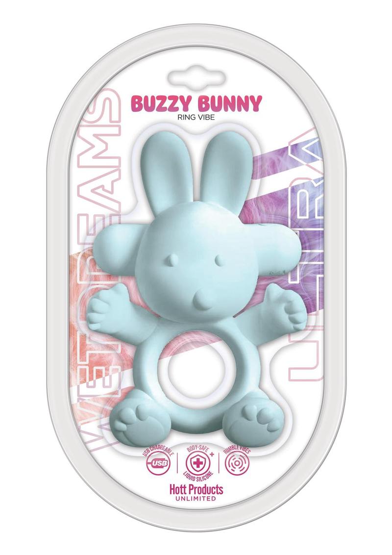 Wet Dreams Buzzy Bunny Rechargeable Silicone Cock Ring