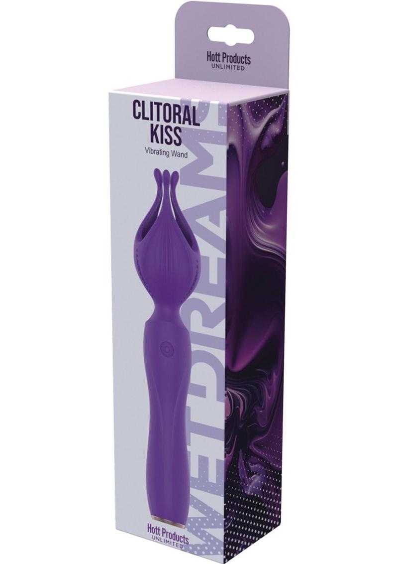 Wet Dreams Clitoral Kiss Flower Pedal Rechargeable Silicone Vibrator