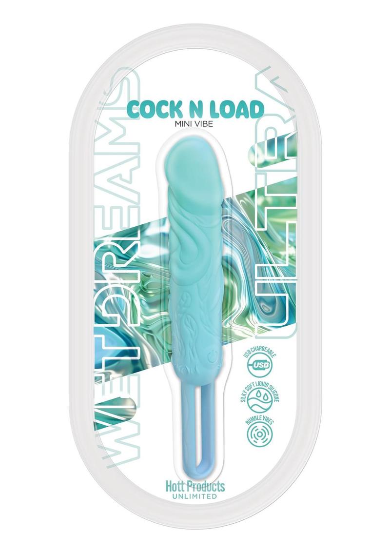 Wet Dreams Cock and Load Rechargeable Silicone Mini Vibrator