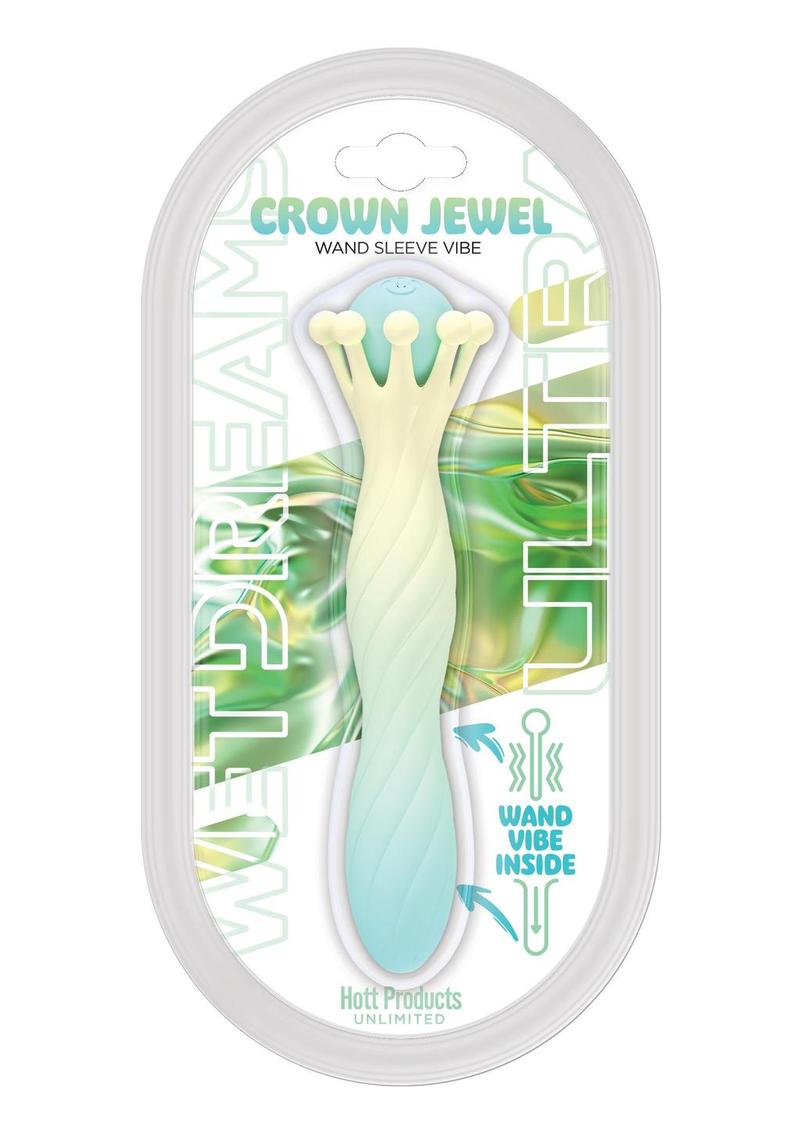 Wet Dreams Crown Jewel Rechargeable Silicone Crown Scepter Vibrating Wand