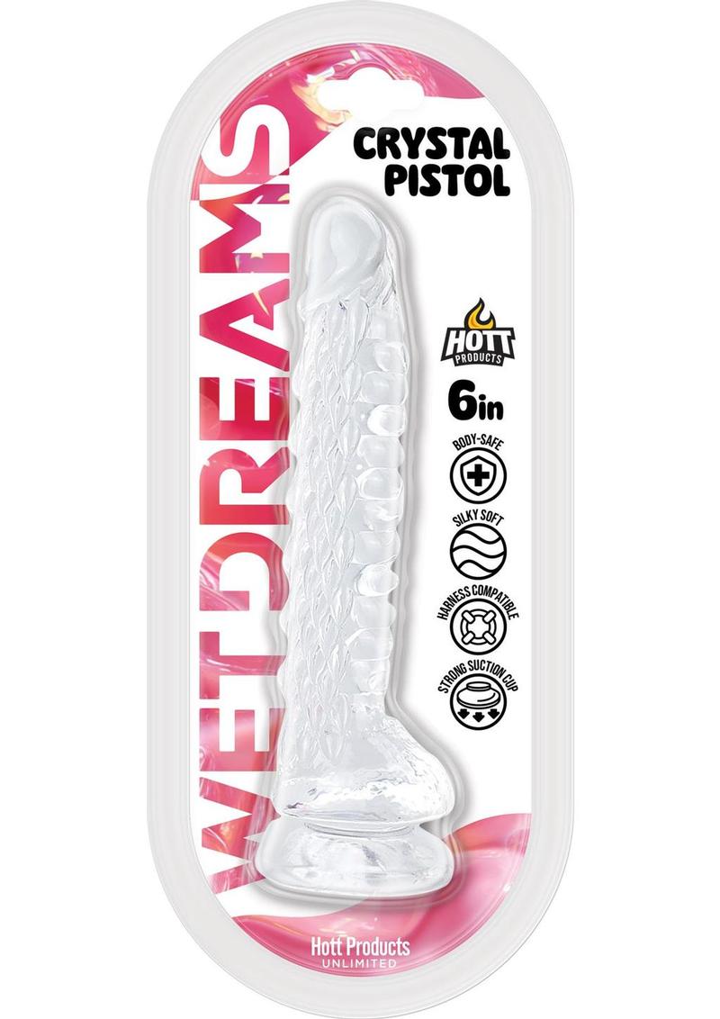 Wet Dreams Crystal Pistol Dildo