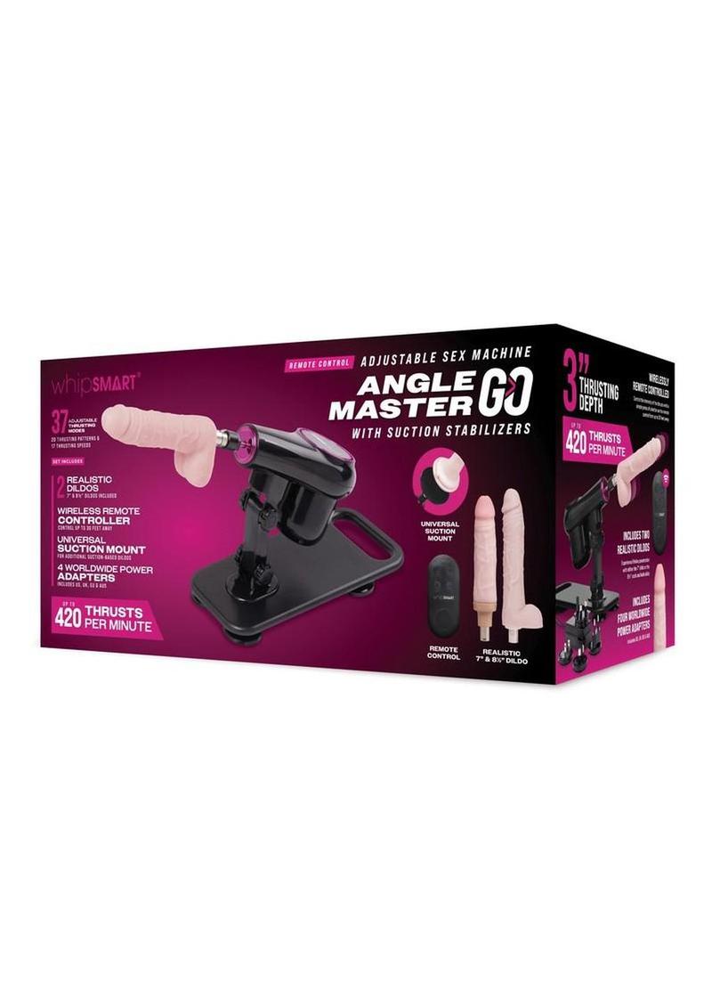 WhipSmart Angle Master Adjustable Sex Machine with Remote Control