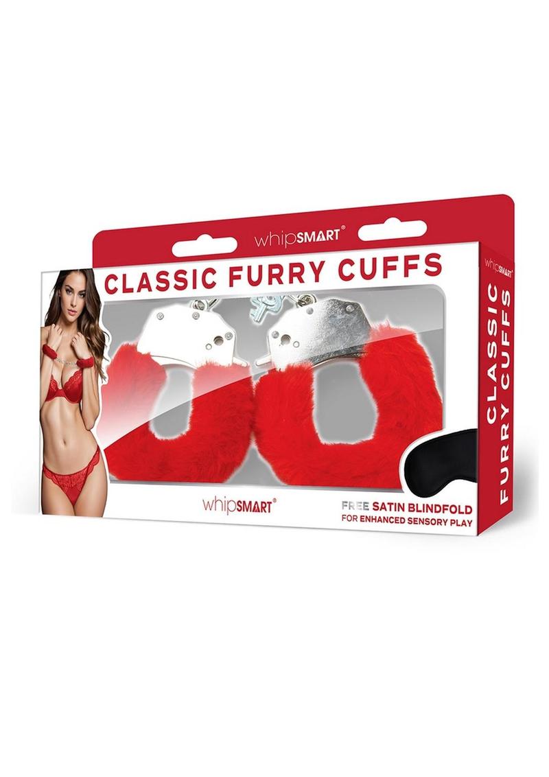 WhipSmart Furry Cuffs with Eye Mask