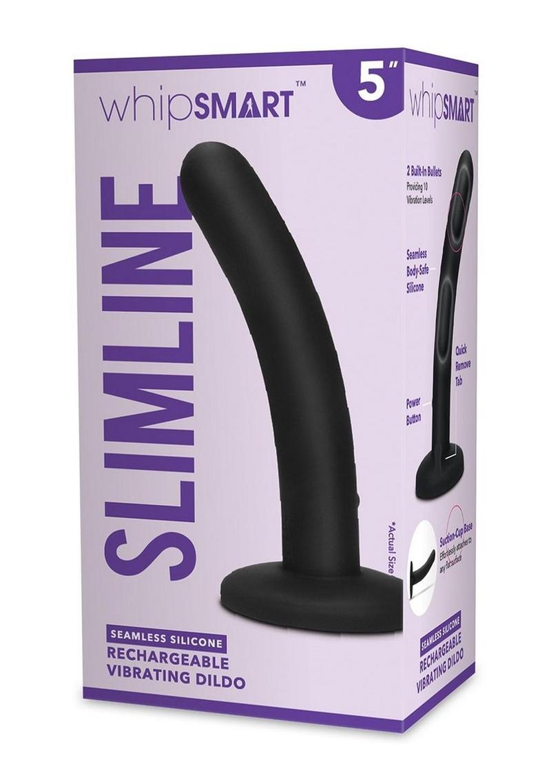WhipSmart Rechargeable Silicone Slimline Dildo